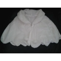 off White Faux fur stole