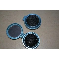 Pop up hair comb with mirror