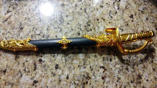 Plastic sword perfect for princess party, knight party, pirate party