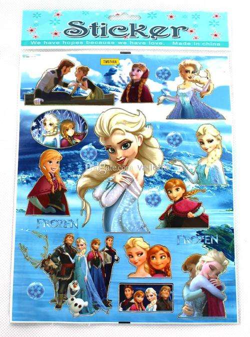 Frozen sticker sheet