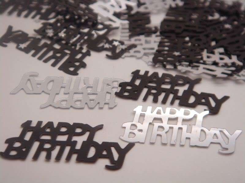 Happy Birthday confetti