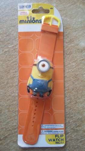 Minion flip watch