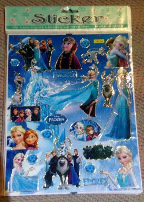 Frozen sticker sheet