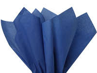 Tissue paper - 10 sheets per pack - sheets 20inx26in - navy blue