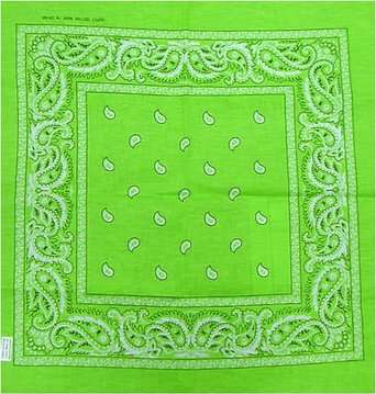 Green headband /  party bandana - perfect for cowboy party