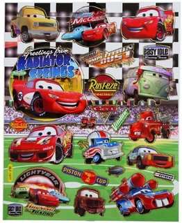 McQueen cars sticker sheet