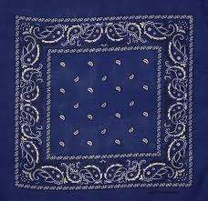 Dark blue headband /  party bandana 54x54cm ( not purple)