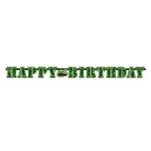Army Camo HappyBirthday Banner