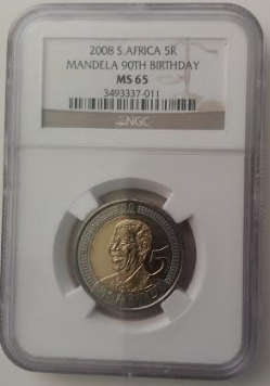 2008 Mandela Birthday NGC MS65