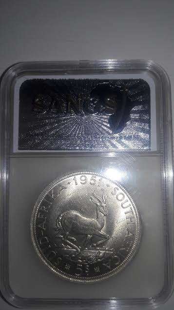 1947 5 Shillings AU58