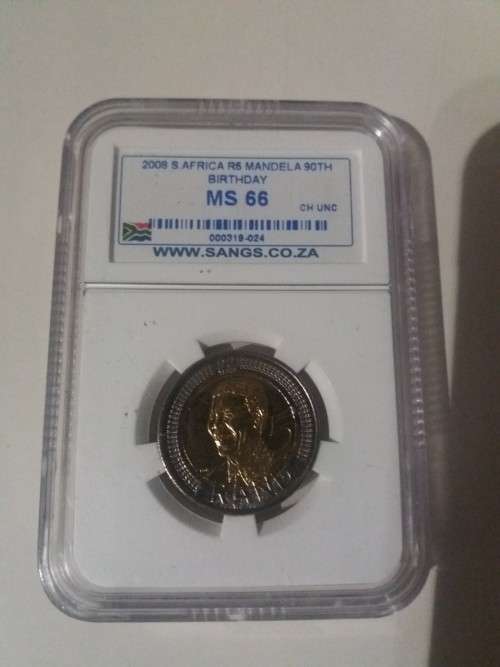 2008 R5 Nelson Mandela MS66