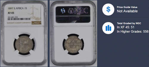 1897 1 Shilling XF45