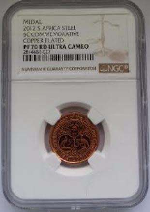 2012 5 Cent Commemoration of the 5c PF70 RD Ultra Cameo