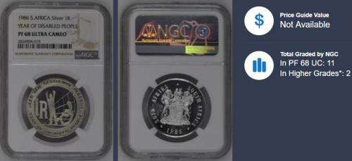1986 R1 Year of the Disabled People PF68 Ultra Cameo NGC 2824894-019
