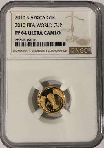 2010 G1R FIFA World Cup PF64 Ultra Cameo NGC 2829018-026