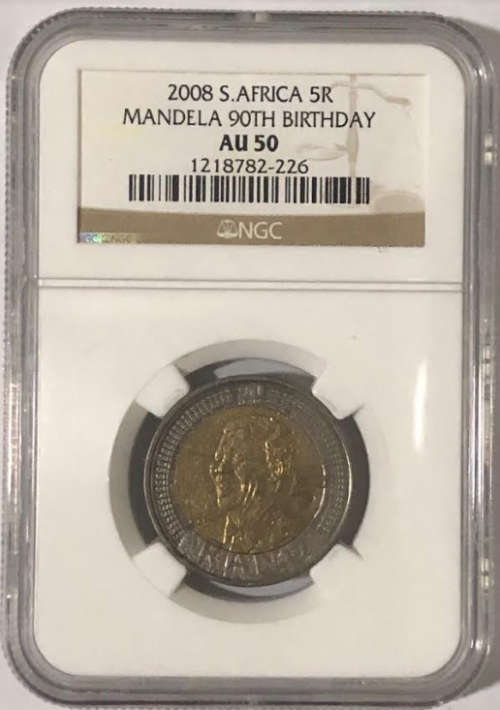2008 R5 Mandela 90th Birthday AU50 NGC 1218782-227