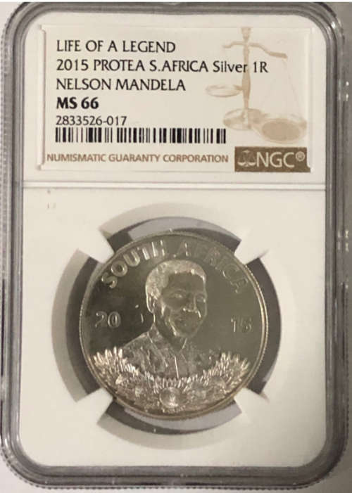 Protea R1 Nelson Mandela - Life of a Legend MS66 NGC 2833526-017