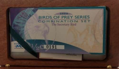 2006 Birds of Prey - Combination Set * The Secretary Bird, Crown, Tickey and Charm(only 1000 minted)