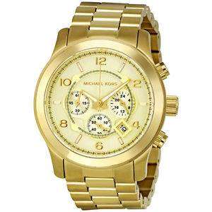 MICHAEL KORS - Gold tone runway