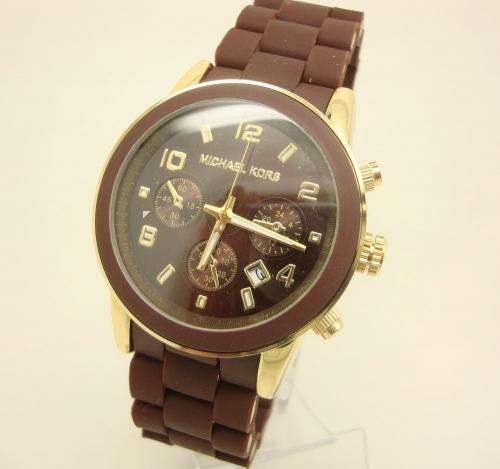 MICHAEL KORS - BROWN SILICONE