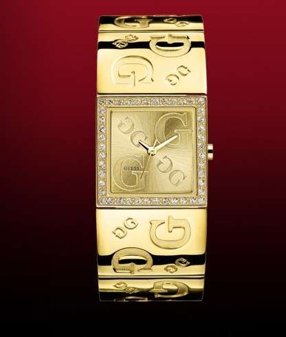 Guess square gold tone *luxuary watch*