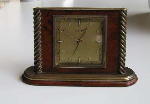 Antique Art Deco Cyma Alarm Clock NO RESERVE!