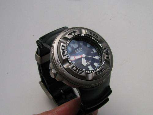 Citizen "Ecozilla" Eco-Drive 300m Professional TITANIUM No Reserve!
