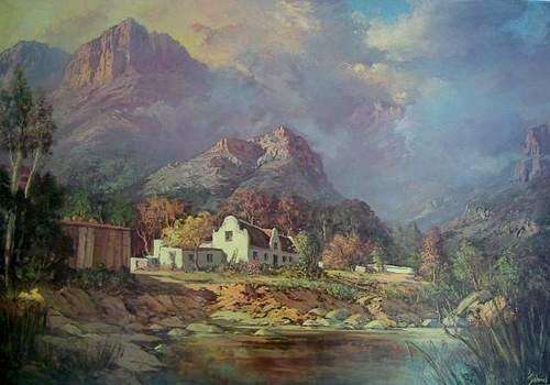 Gabriel de Jongh Print, "Cape Storm Clouds"