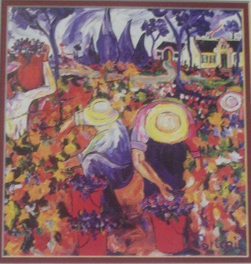 Portchie, Lithographic Print, Nicely Framed
