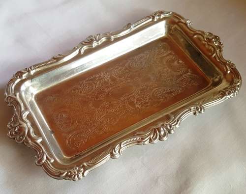Absolutely Beautiful Silver Plated Condiment Dish