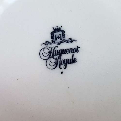 GORGEOUS HUGUENOT ROYALE FINE CHINA TRIO