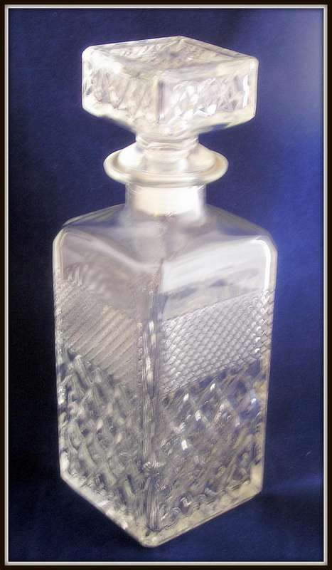 Beautiful Cut Glass Decanter in perfect condition