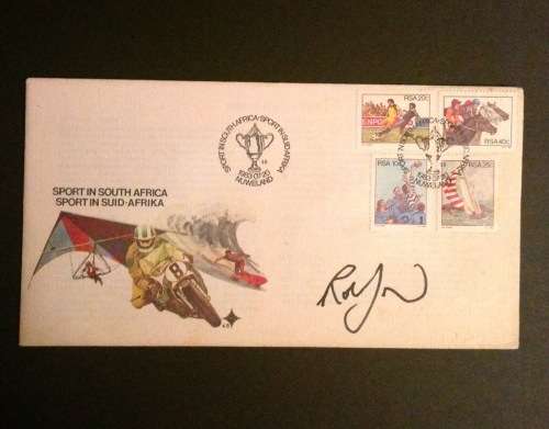 1983 Sports first day cover (signed by Rob Louw)