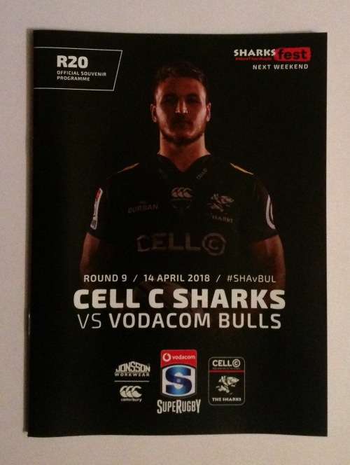 Sharks v Bulls Rugby Programme (2018)