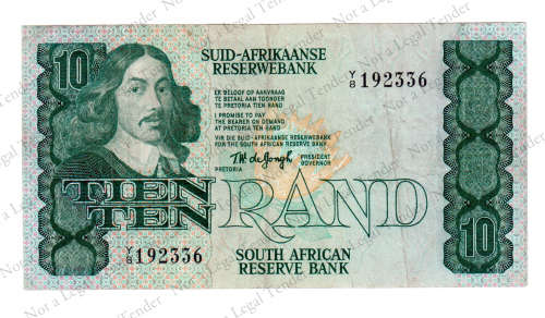 TW de Jongh ~ 4th Issue  ~ Y8 827067 ~ Last Serial nr of Replacement Issue ! ~ Low print