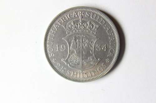 1934 ~ 2 1/2 Shillings ~  VF++