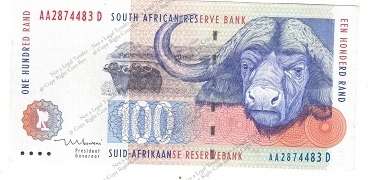 TT Mboweni ~ 1st Issue  ~ AA 2874483 D     UNC
