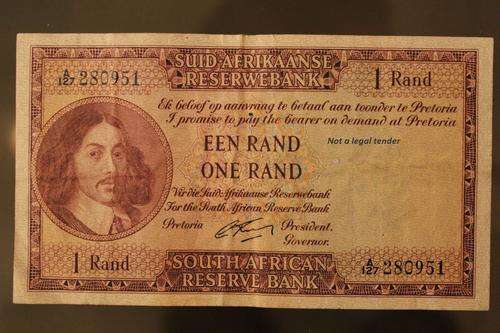 R 1 < G Rissik > 1st Issue A/E > Pick a note