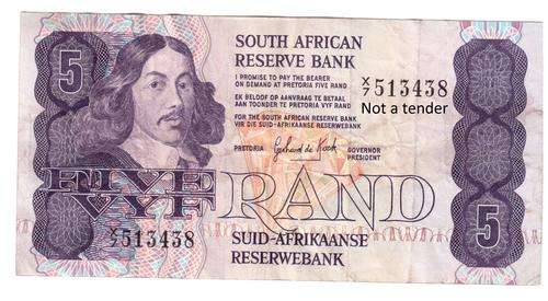 R 5 < GPC de Kock > 2nd Issue >X7 513438 > Replacement note