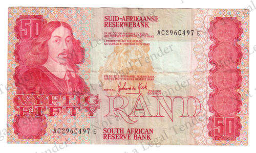 GPC de Kock ~ 1st Issue R 50 ~AC 2960497 E~ See Scan ~ No Reserve