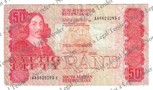 CL Stals R50 ~ 1st Issue ~ AA 8825093