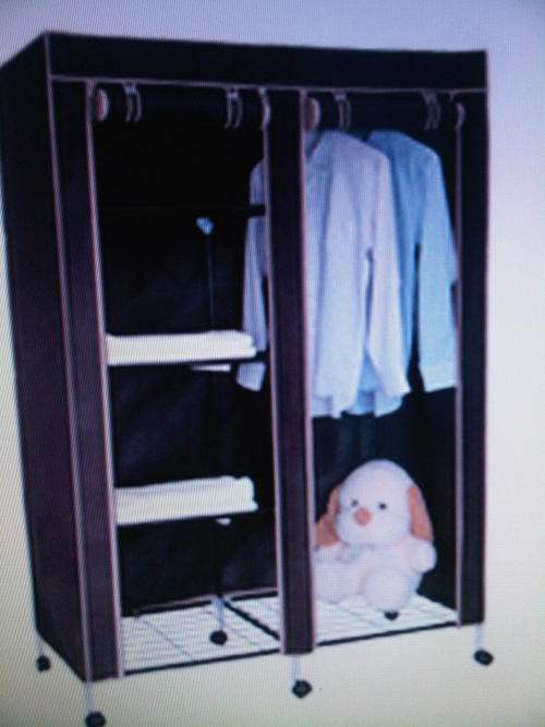 CANVAS WARDROBE BABY BLUE, PINK, PURPLE & NAVY~~~ON SPECIAL~~~