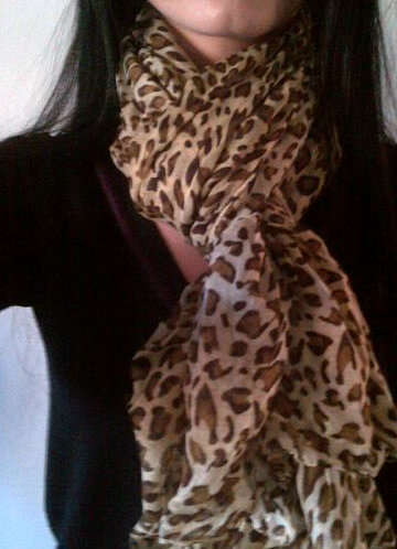 SEXY LEOPARD PRINT SUMMER SCARF.