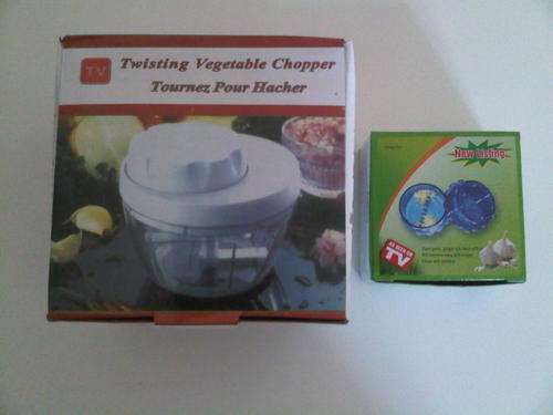 Twisting Vegetable Chopper. BUY ONE, GET A GARLIC TWISTER FREE!!!!