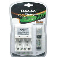 Digital Power Charger for  AA, AAA & 9V batteries. All in One.