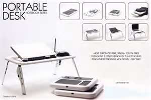 Portable & Foldable E-Cooling System Laptop Table