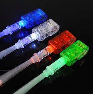 Flashing Finger Beam lasers.