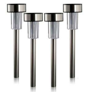 Solar Garden Lamps Small Stainless Steel. Set of 4 for only R125.00 Awesome Deal !!!