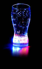 Flashing Light Up Party Glasses!  Set of 6  for only R125.00 !!!