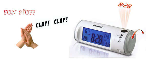 Clapping Controlled Projection Clock.